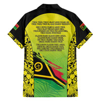 Vanuatu 46th Independence Family Matching Long Sleeve Bodycon Dress and Hawaiian Shirt Special Style LT05 - Polynesian Pride
