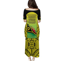 Vanuatu 46th Independence Family Matching Puletasi and Hawaiian Shirt Special Style LT05 - Polynesian Pride