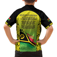 Vanuatu 46th Independence Family Matching Summer Maxi Dress and Hawaiian Shirt Special Style LT05 - Polynesian Pride