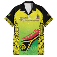 Vanuatu 45th Independence Family Matching Summer Maxi Dress and Hawaiian Shirt Special Style - Polynesian Pride