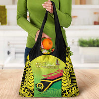 Vanuatu 45th Independence Grocery Bag Special Style - Polynesian Pride