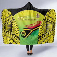 Vanuatu 46th Independence Hooded Blanket Special Style LT05 One Size Yellow - Polynesian Pride