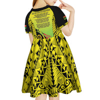 Vanuatu 46th Independence Kid Short Sleeve Dress Special Style LT05 - Polynesian Pride