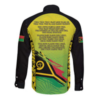 Vanuatu 45th Independence Long Sleeve Button Shirt Special Style - Polynesian Pride