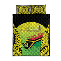 Vanuatu 45th Independence Quilt Bed Set Special Style - Polynesian Pride
