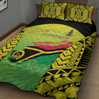 Vanuatu 45th Independence Quilt Bed Set Special Style - Polynesian Pride
