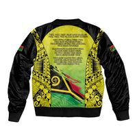 Vanuatu 46th Independence Sleeve Zip Bomber Jacket Special Style LT05 - Polynesian Pride