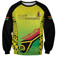 Vanuatu 46th Independence Sweatshirt Special Style LT05 Unisex Yellow - Polynesian Pride