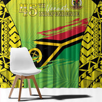 Vanuatu 45th Independence Window Curtain Special Style - Polynesian Pride