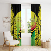 Vanuatu 46th Independence Window Curtain Special Style LT05 - Polynesian Pride