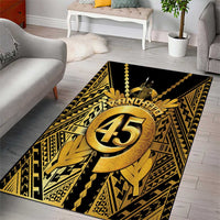 Vanuatu 46th Anniversary Of Independence Area Rug Gold Style LT05 - Polynesian Pride