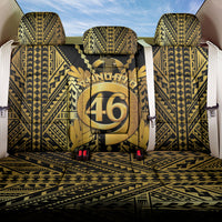 Vanuatu 46th Anniversary Of Independence Back Car Seat Cover Gold Style LT05 One Size Gold - Polynesian Pride