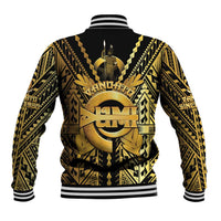 Vanuatu 46th Anniversary Of Independence Baseball Jacket Gold Style LT05 - Polynesian Pride