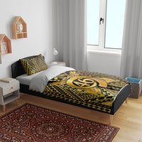 Vanuatu 46th Anniversary Of Independence Bedding Set Gold Style LT05 - Polynesian Pride