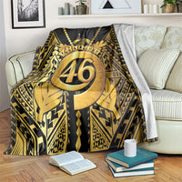 Vanuatu 46th Anniversary Of Independence Blanket Gold Style LT05 Gold - Polynesian Pride