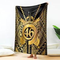 Vanuatu 46th Anniversary Of Independence Blanket Gold Style LT05 - Polynesian Pride