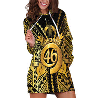 Vanuatu 46th Anniversary Of Independence Hoodie Dress Gold Style LT05 Gold - Polynesian Pride