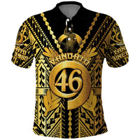 Vanuatu 46th Anniversary Of Independence Polo Shirt Gold Style LT05 Gold - Polynesian Pride
