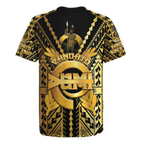 Vanuatu 45th Anniversary Of Independence Rugby Jersey Gold Style - Polynesian Pride