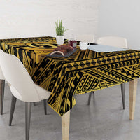 Vanuatu 45th Anniversary Of Independence Tablecloth Gold Style - Polynesian Pride
