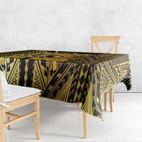 Vanuatu 45th Anniversary Of Independence Tablecloth Gold Style - Polynesian Pride