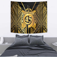 Vanuatu 46th Anniversary Of Independence Tapestry Gold Style LT05 - Polynesian Pride