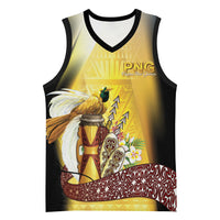 Papua New Guinea Basketball Jersey 50 Years Of Independence LT05 Unisex Gold - Polynesian Pride