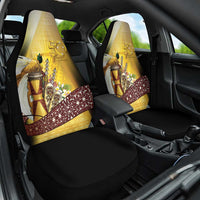 Papua New Guinea Car Seat Cover 50 Years Of Independence - Polynesian Pride