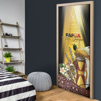Papua New Guinea Door Cover Independence Day Unique Style LT05 - Polynesian Pride
