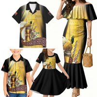 Papua New Guinea Family Matching Mermaid Dress and Hawaiian Shirt Independence Day Unique Style LT05 - Polynesian Pride