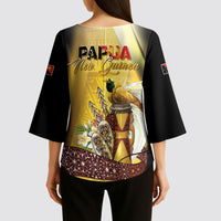 Papua New Guinea Kimono Sleeve Blouse Independence Day Unique Style LT05 - Polynesian Pride