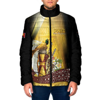 Papua New Guinea Padded Jacket Independence Day Unique Style LT05 Gold - Polynesian Pride