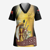 Papua New Guinea Scrub Top 50 Years Of Independence - Polynesian Pride
