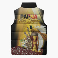 Papua New Guinea Sleeveless Puffer Jacket 50 Years Of Independence - Polynesian Pride