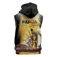 Papua New Guinea Sleeveless Zip Hoodie Independence Day Unique Style LT05 - Polynesian Pride