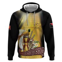 Papua New Guinea Zip Hoodie 50 Years Of Independence - Polynesian Pride