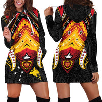 Papua New Guinea Independence Day Hoodie Dress Tribal Mask LT05 - Polynesian Pride