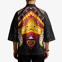 Papua New Guinea Independence Day Kimono Tribal Mask LT05 - Polynesian Pride