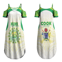 Kuki Independence 2026 Couples Matching Summer Maxi Dress and Hawaiian Shirt Cook Islands 15 Finest White Version
