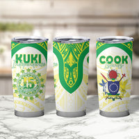 Kuki Independence 2026 Tumbler Cup Cook Islands 15 Finest White Version