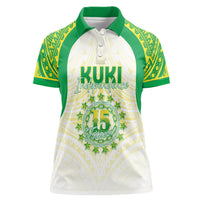 Kuki Independence 2026 Women Polo Shirt Cook Islands 15 Finest White Version