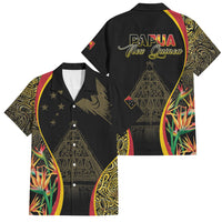 Papua New Guinea Hapi De Bilong Indipendens Family Matching Off Shoulder Maxi Dress and Hawaiian Shirt Special Style