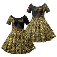 Papua New Guinea Hapi De Bilong Indipendens Family Matching Summer Maxi Dress and Hawaiian Shirt Special Style