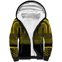 Philippines Filipinos Sherpa Hoodie Igorot Tribal Pattern Black