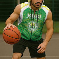 Kuki Independence 2026 Sleeveless Zip Hoodie Cook Islands 15 Finest Green Version