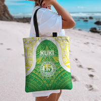 Kuki Independence 2026 Tote Bag Cook Islands 15 Finest Green Version