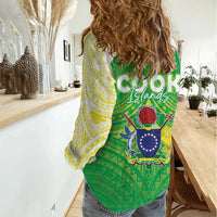 Kuki Independence 2026 Women Casual Shirt Cook Islands 15 Finest Green Version