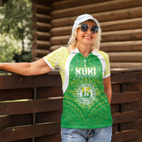 Kuki Independence 2026 Women Polo Shirt Cook Islands 15 Finest Green Version