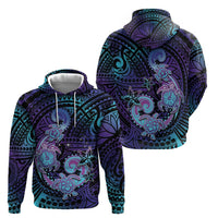 Hawaii Makahiki Turtle Hoodie Spiral Polynesian Tattoo LT05 - Polynesian Pride
