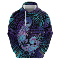 Hawaii Makahiki Turtle Hoodie Spiral Polynesian Tattoo LT05 - Polynesian Pride